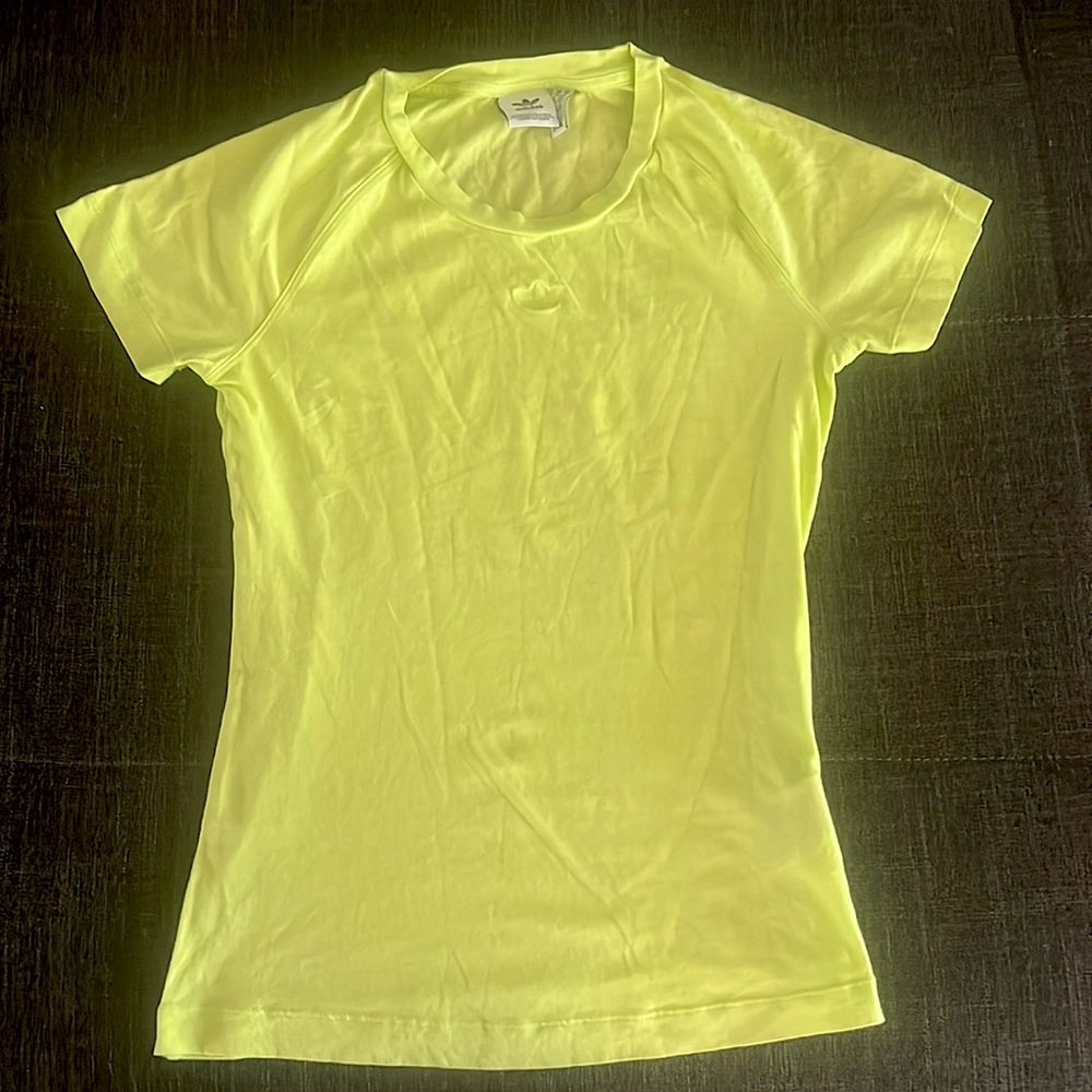 Neon green Adidas shirt